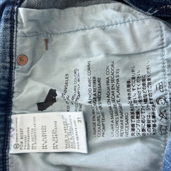 AG Sandra Low-Rise Straight Jean Sz 31 - Picture 7 of 16